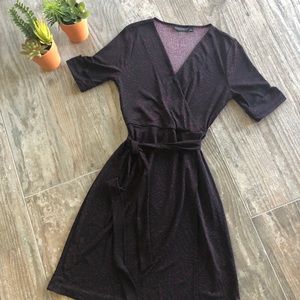 Women’s faux wrap dress